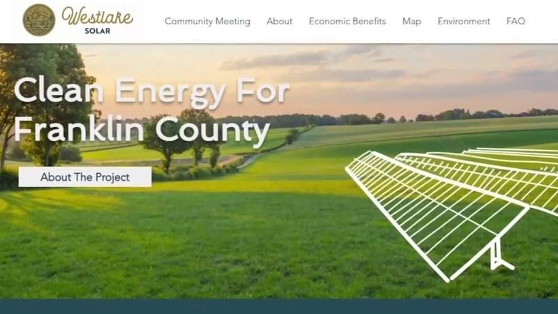Franklin County solar farm proposal on hold as county irons out details
