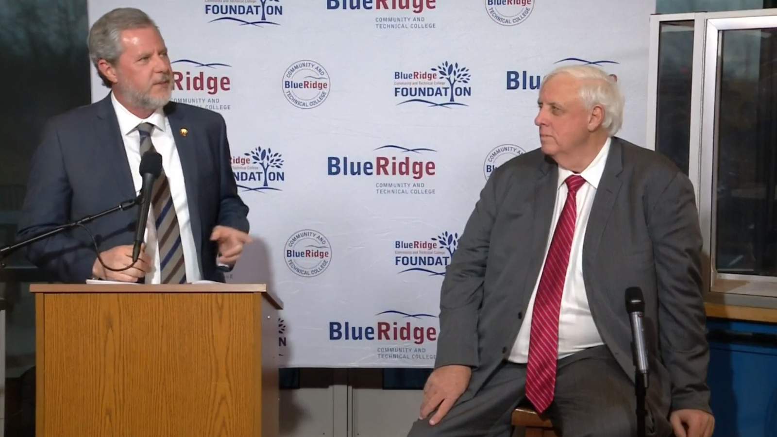 WATCH: Liberty’s Jerry Falwell, W.Va. Gov. Jim Justice support Virginia localities wanting to join West Virginia