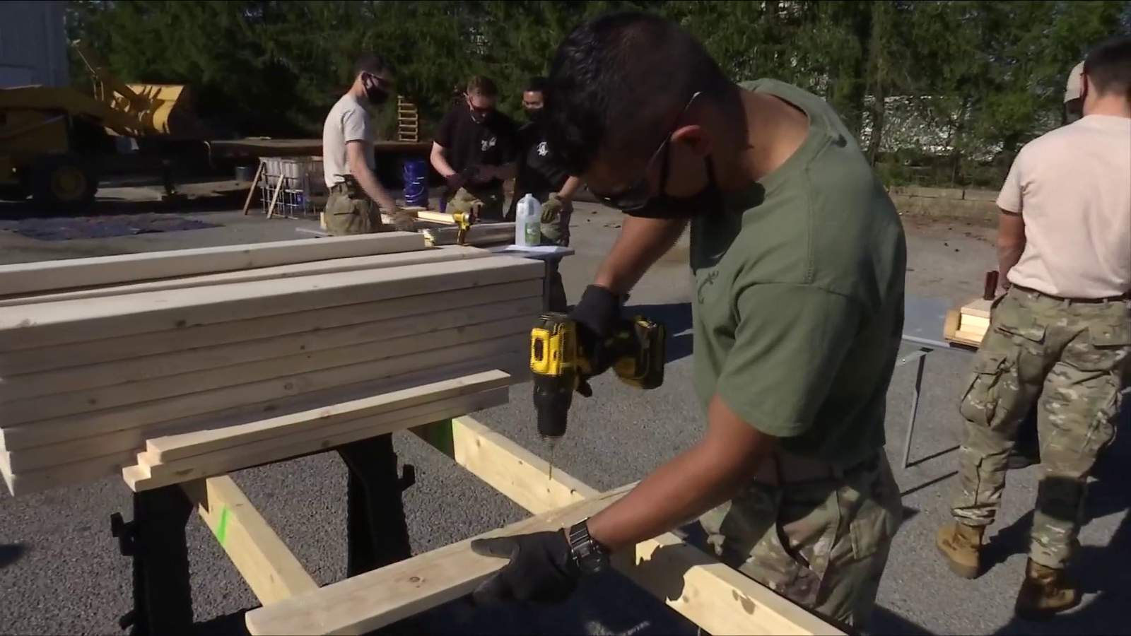 Virginia Tech Corps of Cadets constructs 40 beds for children in need