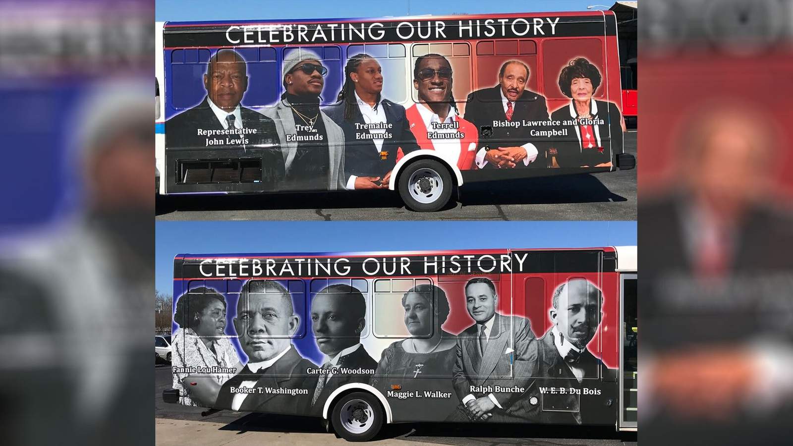 Danville reveals bus wrap honoring 150 years of Black history