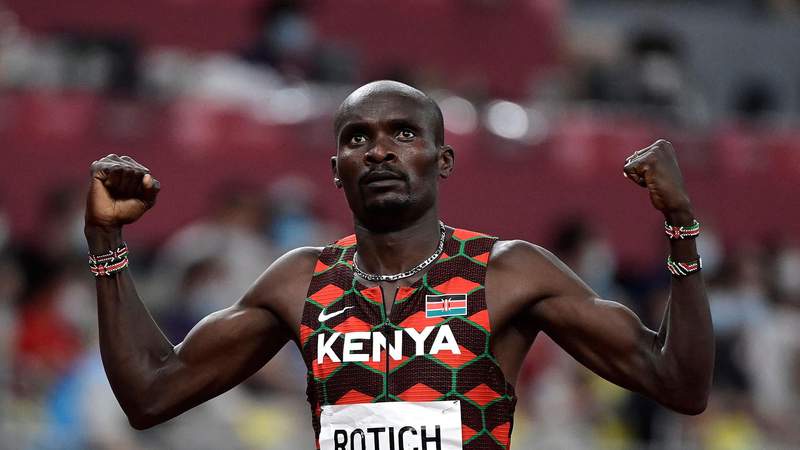 Kenya's Ferguson Rotich through to men's 800m final with fastest time