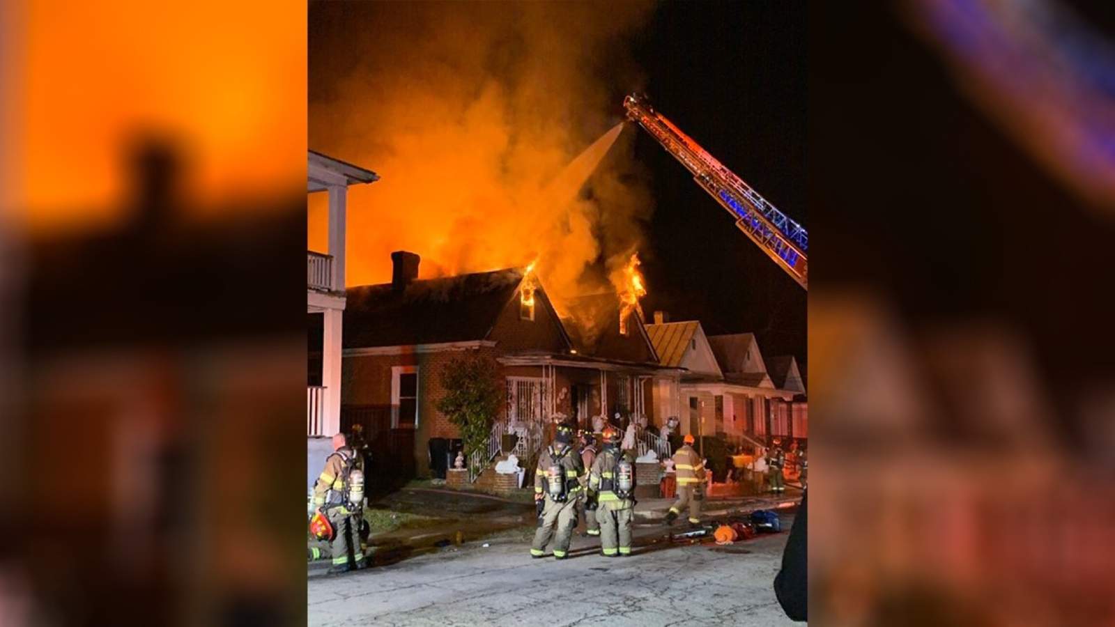 Crews respond after fire that destroyed Danville home rekindles