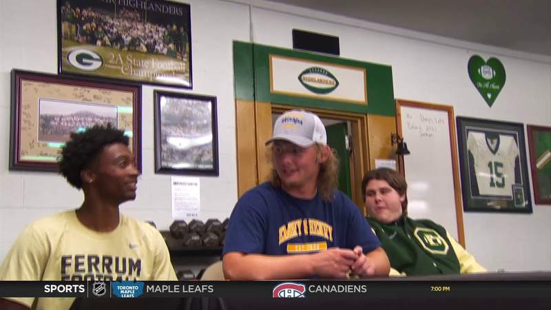 Glenvar football has 3 commit to play on college gridiron