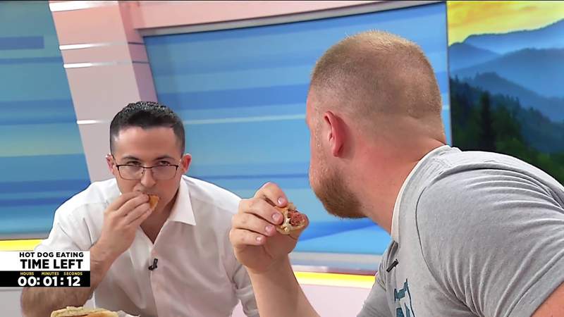 Tasty Tuesday crew competes in a hot dog smackdown