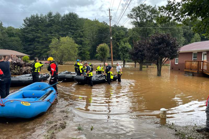 Dozens unaccounted for after catastrophic flooding in western North Carolina