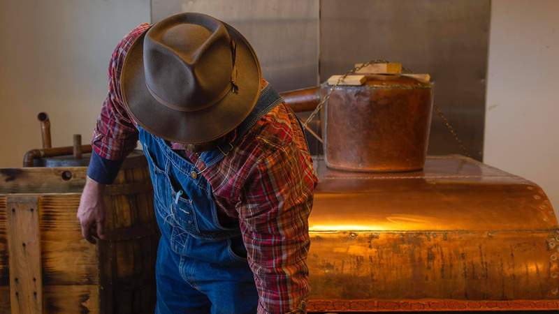 How did Franklin County become the Moonshine Capital of the World?