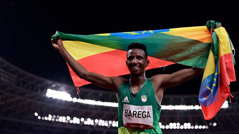 Ethiopia lauds Barega's stunning 10,000m win