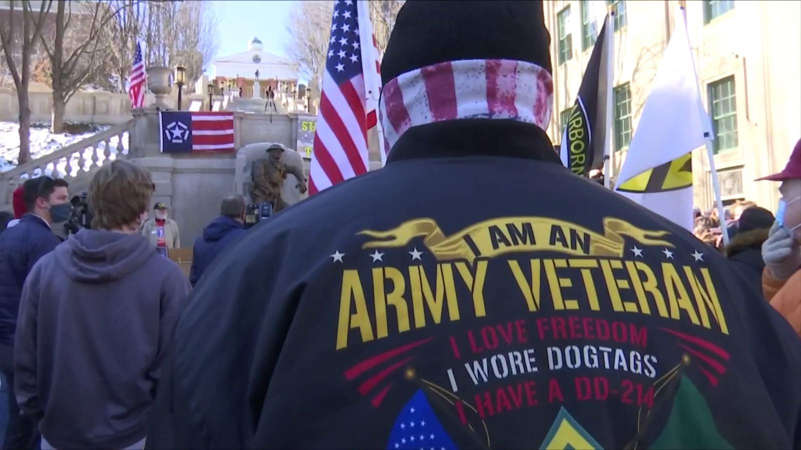Monument Milestone: Lynchburg veterans group marks 1,000th weekly troop rally