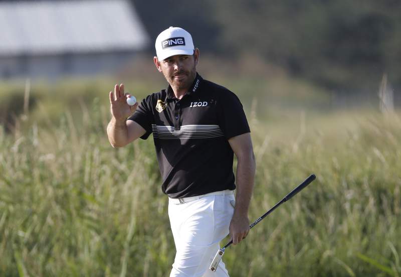 Oosthuizen sets 36-hole Open record, stellar cast behind him