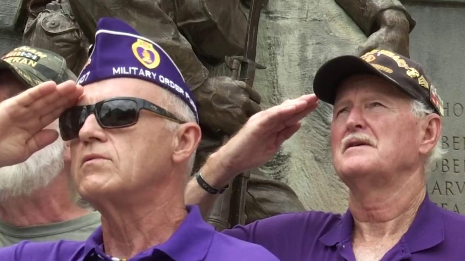 Lynchburg veterans remember comrades for National Purple Heart Day