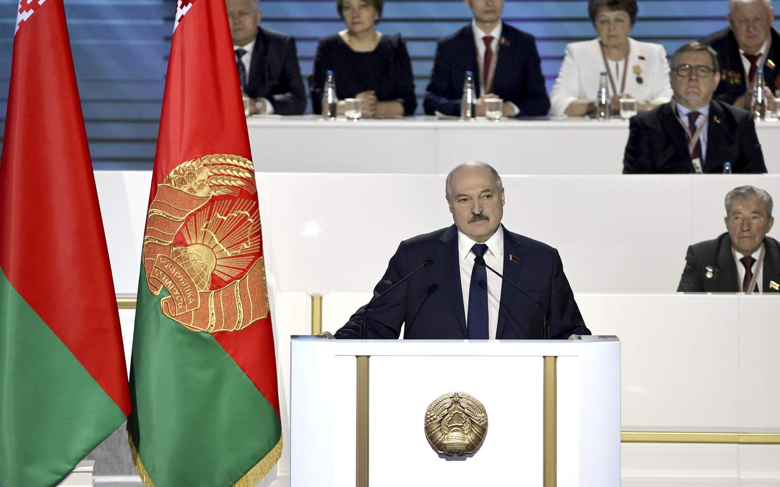 Belarus leader vows to defeat foreign-backed 'rebellion'