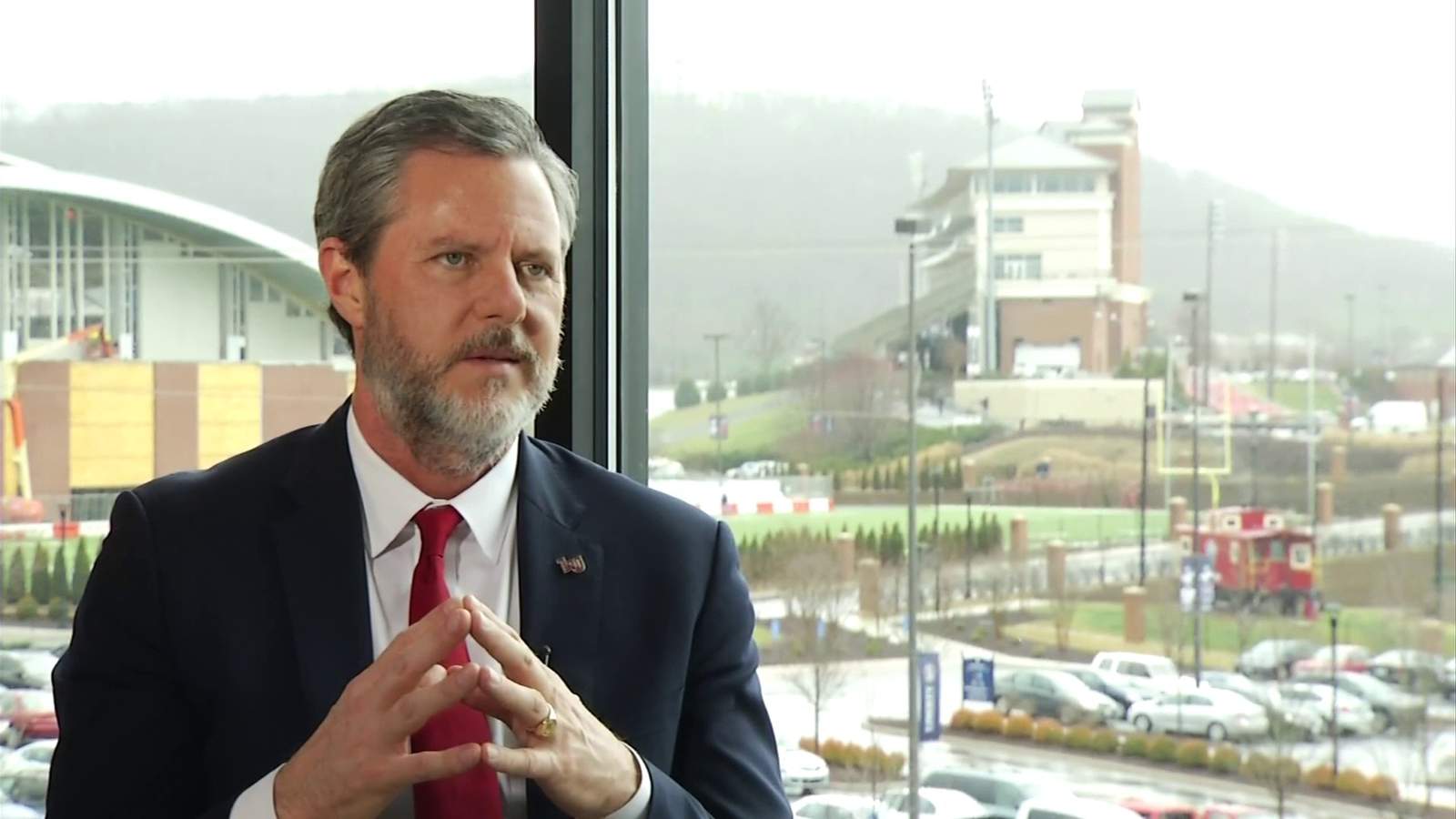 Former Liberty University president Jerry Falwell receives his severance pay