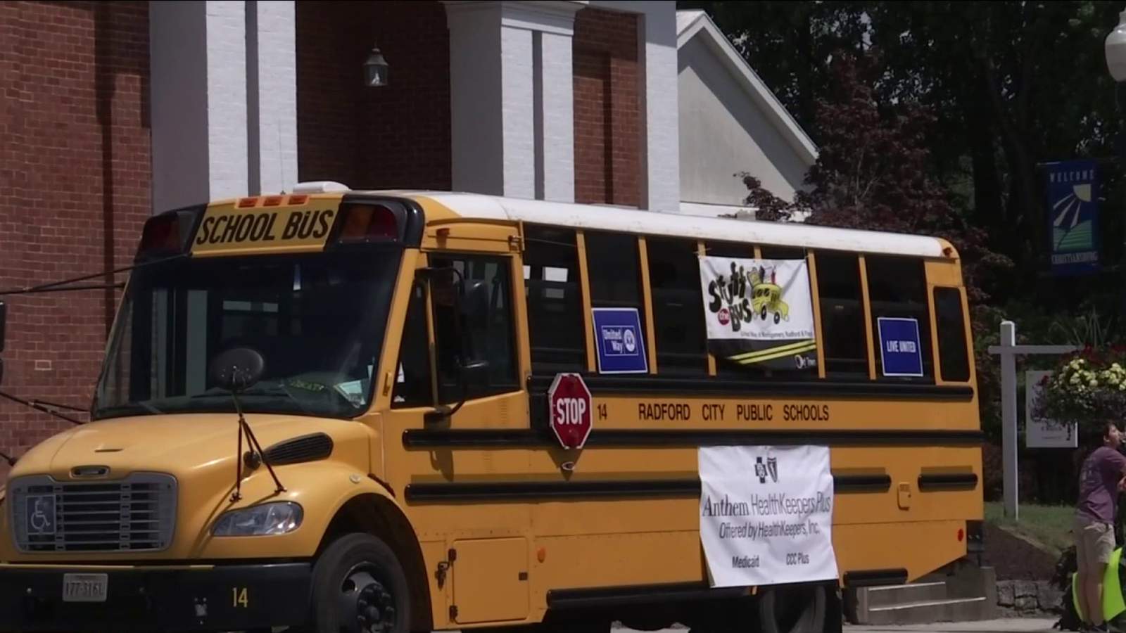 United Way of the New River Valley Stuffs the Bus with school supplies
