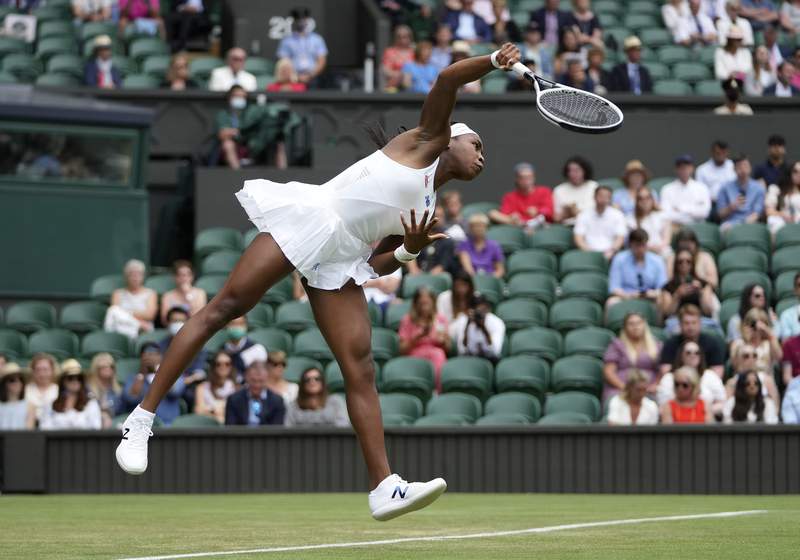 Back at Centre Court, Coco Gauff impresses Dad with poise