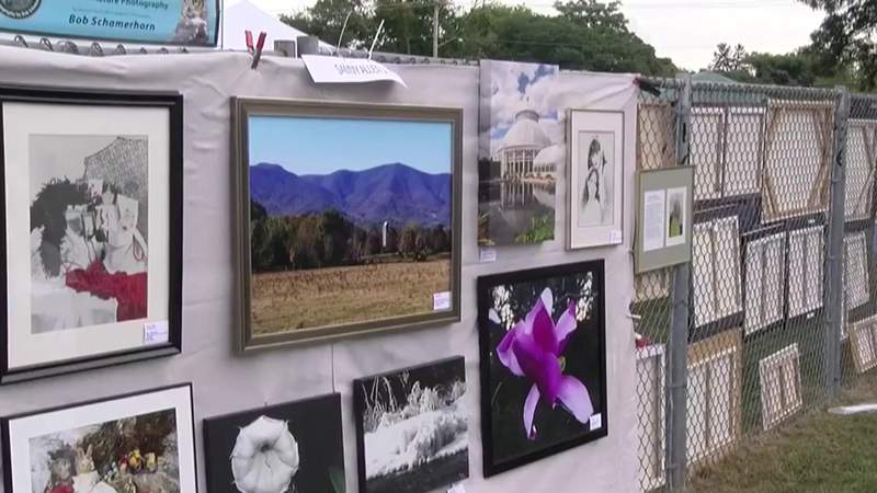 More than 140 artists from across Virginia display, sell art in Lynchburg Art Festival