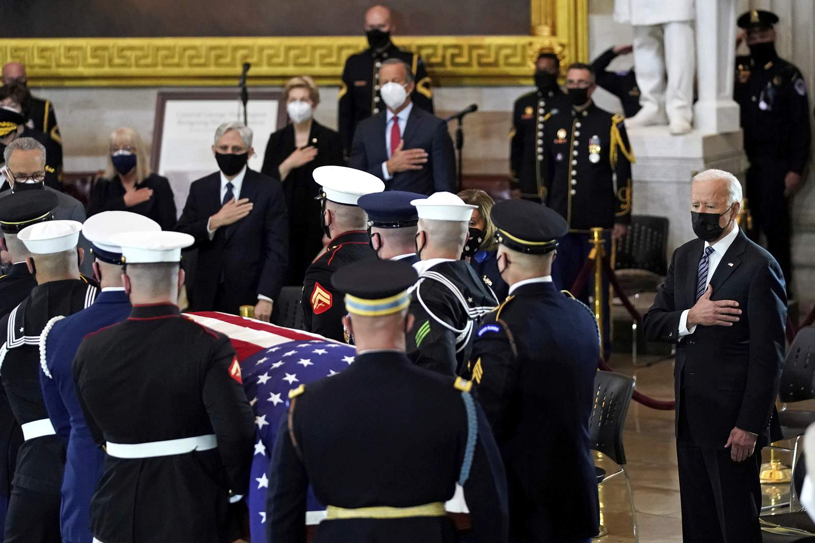 Biden, lawmakers pay tribute to slain Capitol Police officer