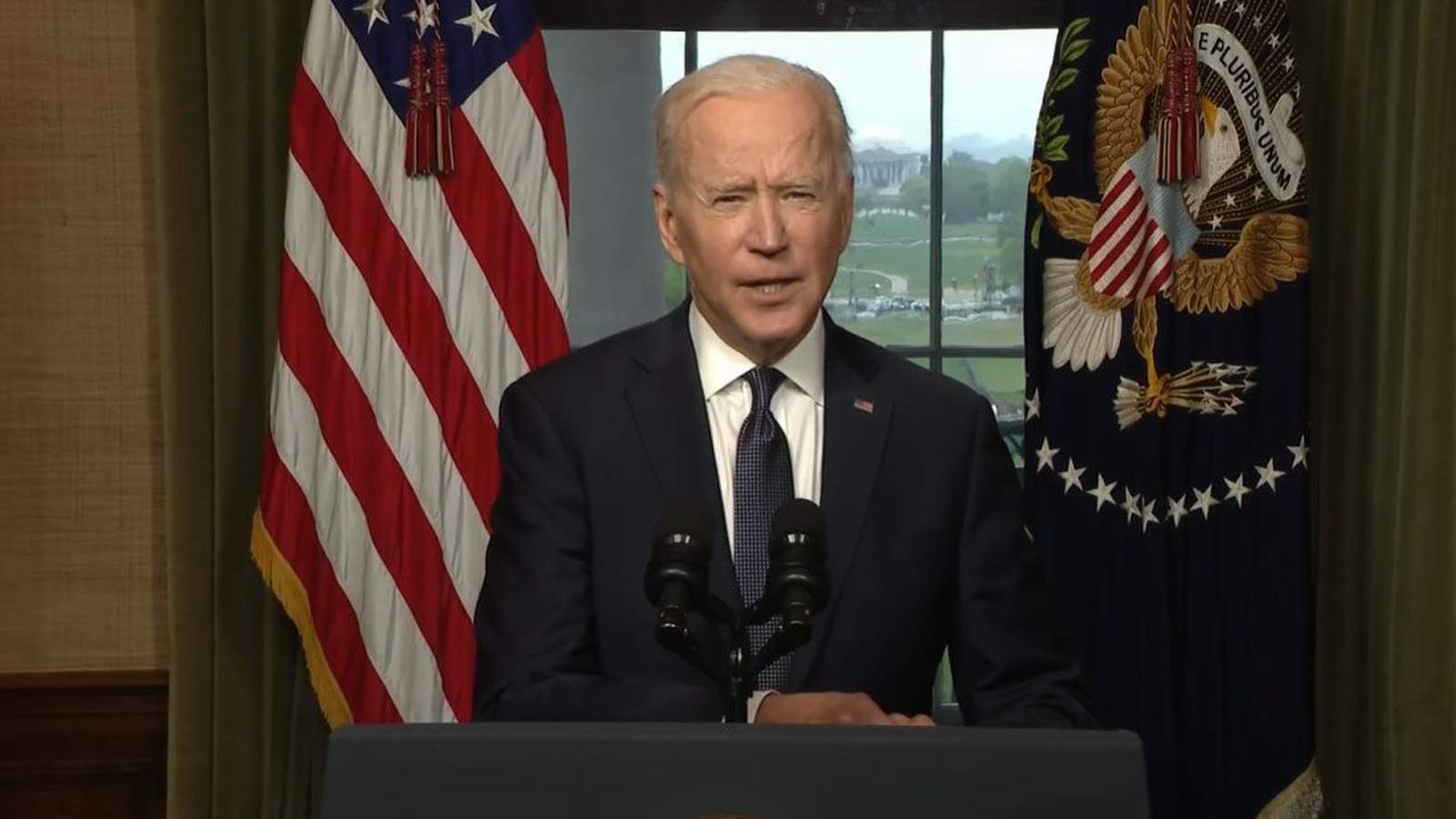 WATCH: President Joe Biden announces withdrawing remaining U.S. troops from Afghanistan