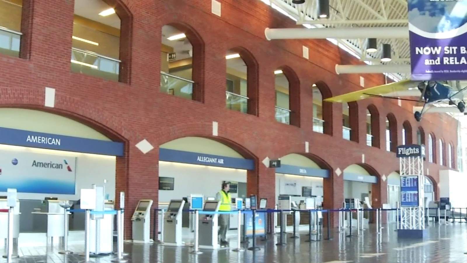 Roanoke airport has first flat month since April