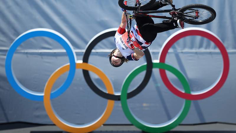 Worthington puts together dream run to claim first gold in BMX freestyle