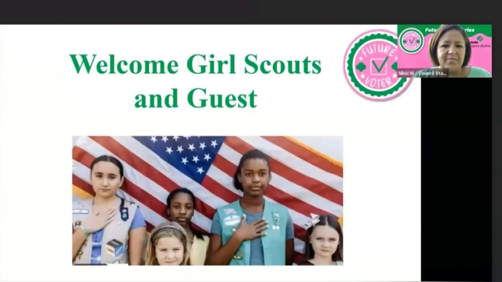 Girls Scouts of Virginia Skyline educating next generation about election process