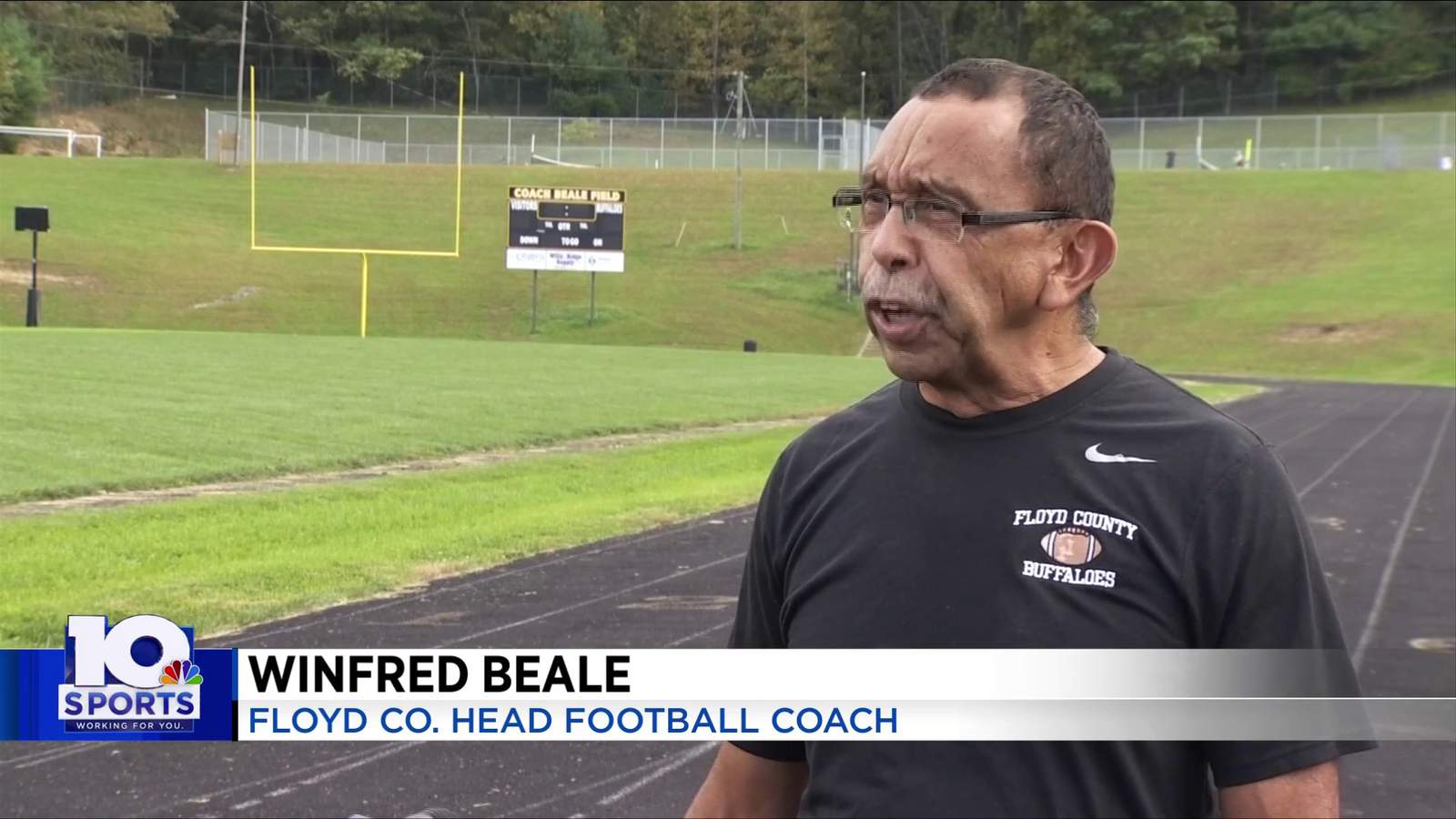 Floyd County head football coach honored with a field in his name