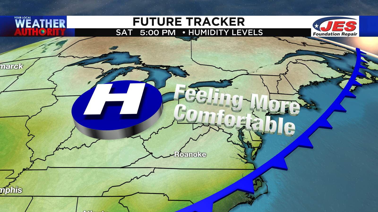 Tracking a pumpkin spice front that will drop humidity, raise fall-lovers spirits this weekend
