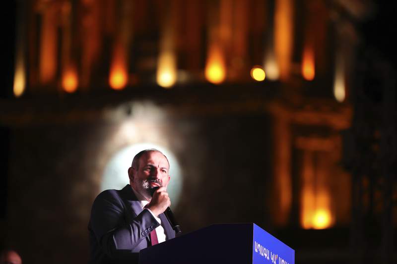 Armenian leader's party wins snap vote despite defeat in war