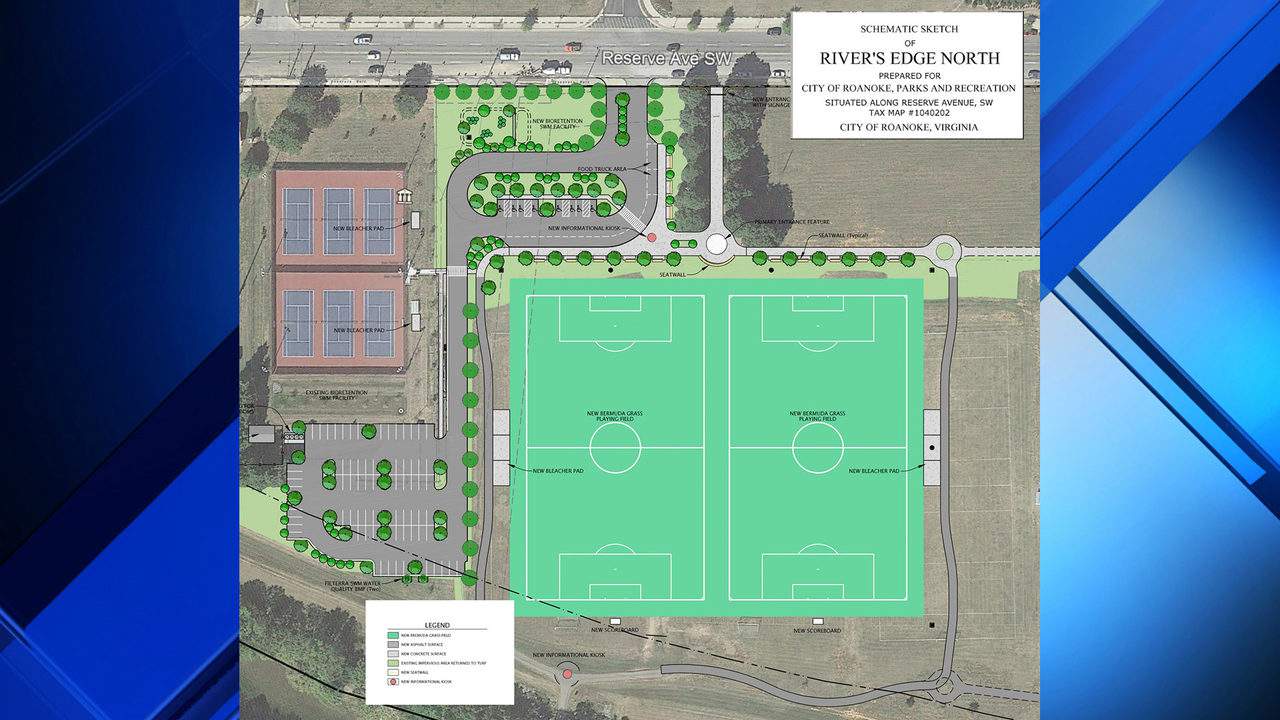 Roanoke Reveals Redevelopment Plans For River S Edge Sports Complex