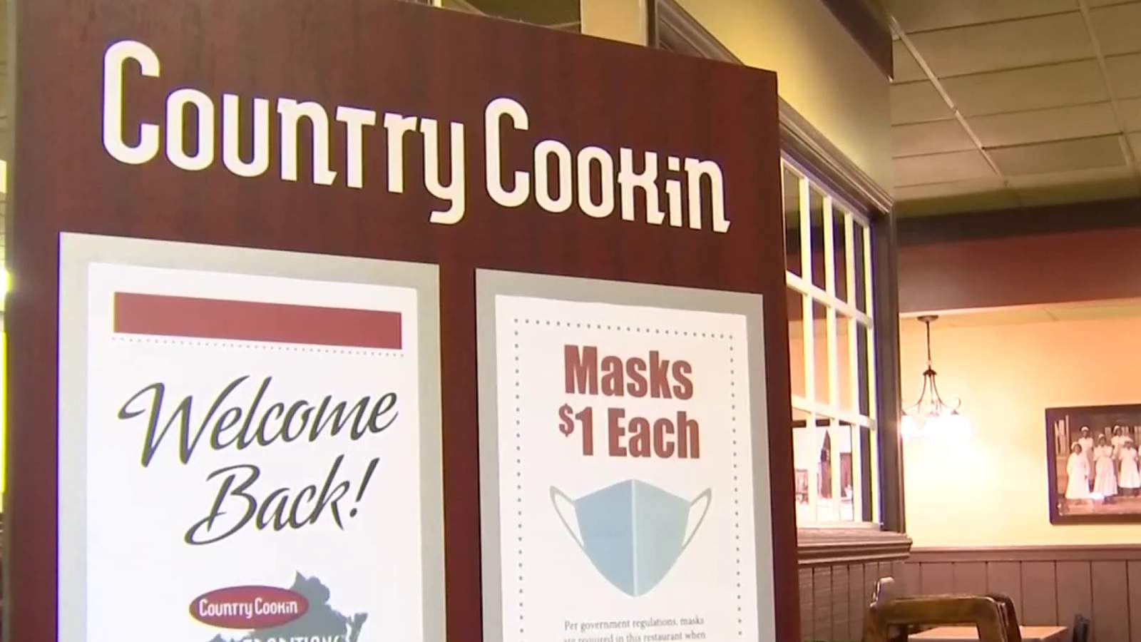 Country Cookin is permanently closing all its locations after Sunday