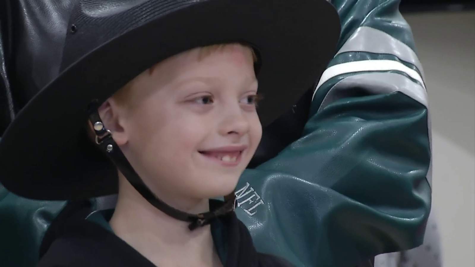 A birthday to remember: Buchanan boy goes from empty birthday party to receiving surprise from NFL team
