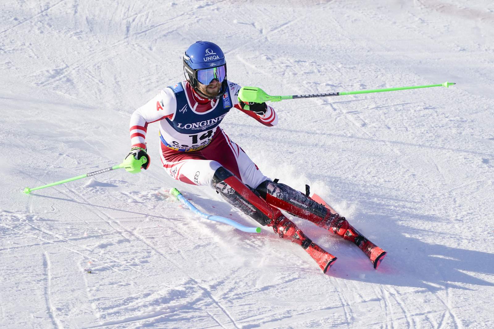 The Latest: Schwarz wins combined for Austria's 3rd gold