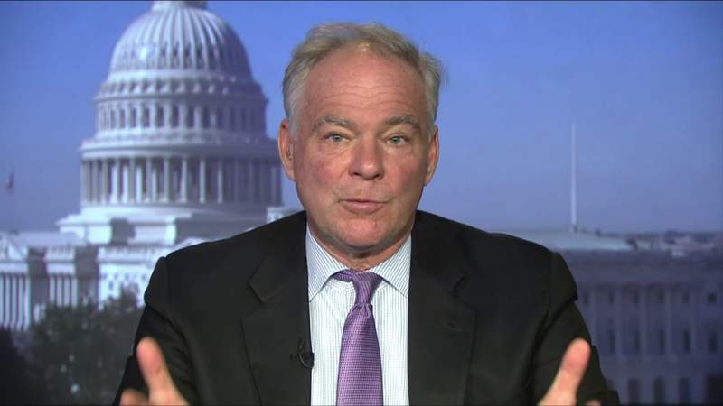 Virginia Sen. Tim Kaine says reconciliation is key component to infrastructure bill