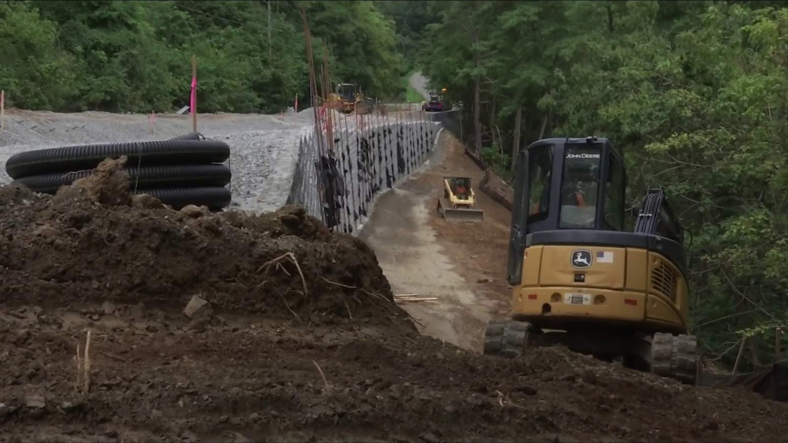 It is a massive job: Route 116 reconstruction will likely finish by Labor Day