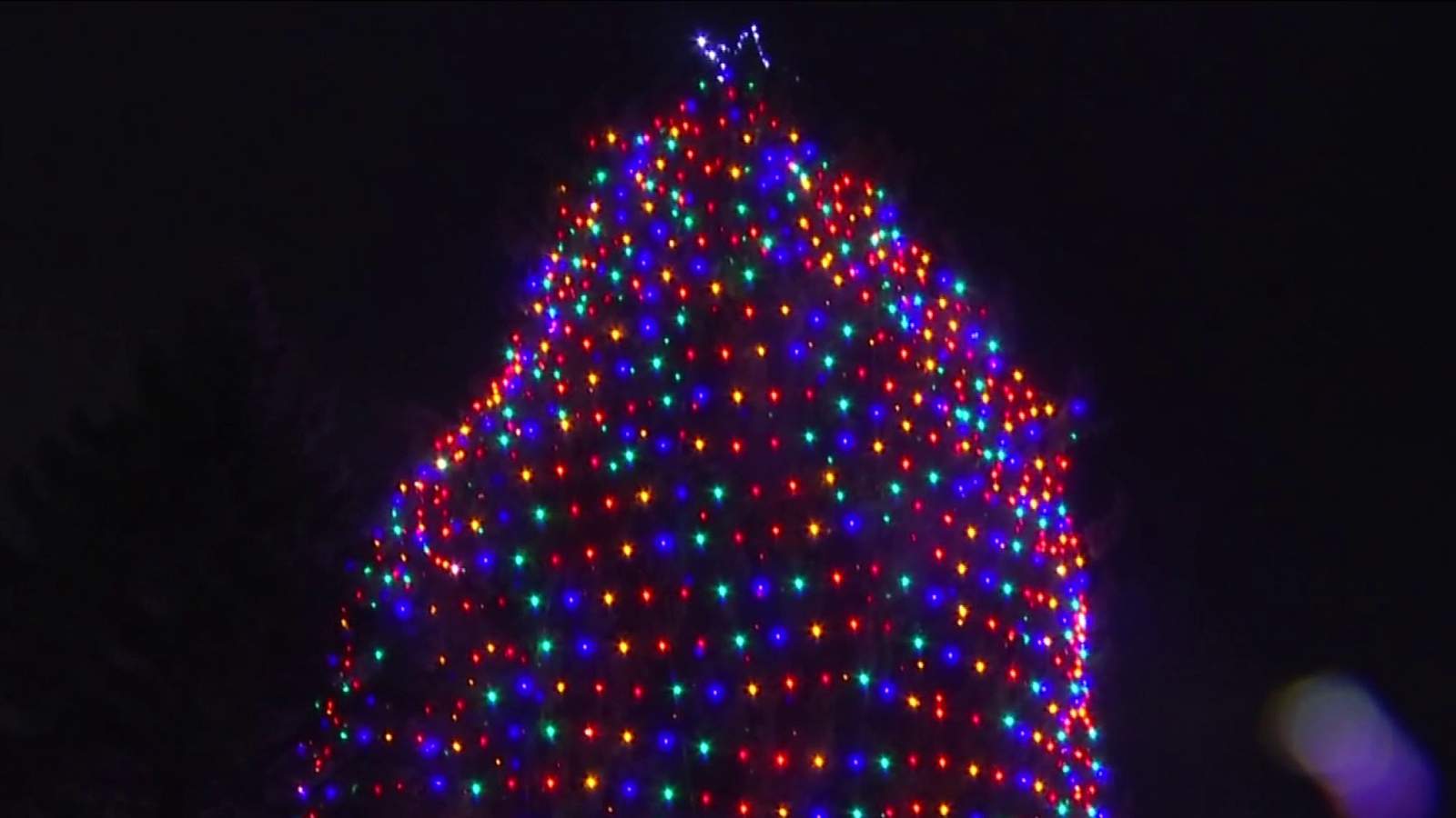 Virtual Blacksburg tree lighting spreads cheer despite rain