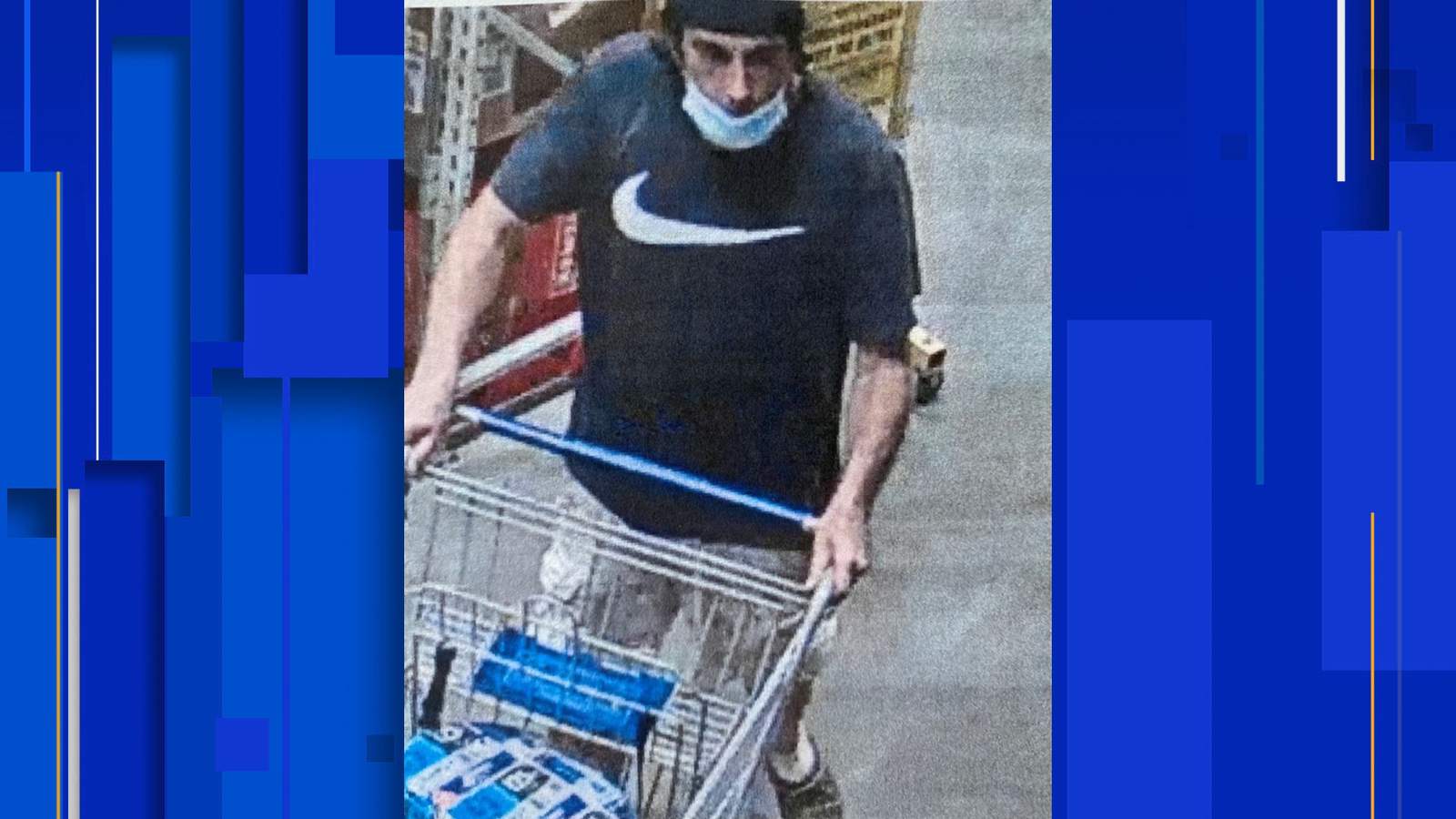 Lynchburg police looking for Nike-clad man accused of shoplifting from Lowe’s