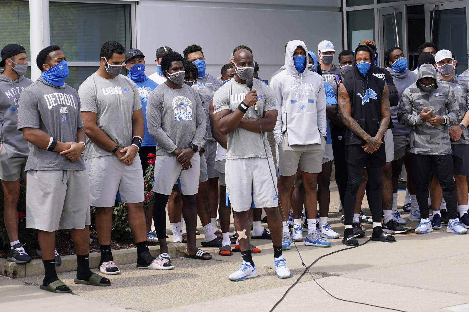 Lions skip practice after discussing shooting of Jacob Blake