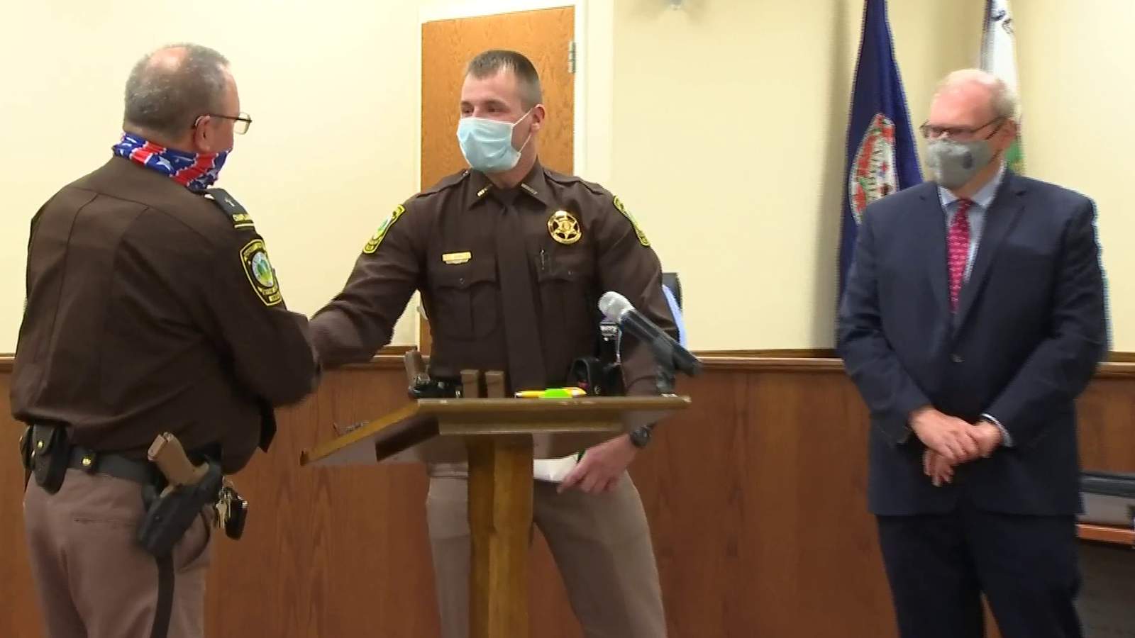 Wythe County Deputy earns Congressional Badge of Bravery for heroism in 2018 armed robbery