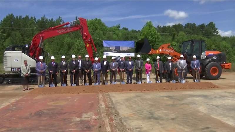 Gov. Ralph Northam attends Pittsylvania County groundbreaking, which will bring hundred of new jobs