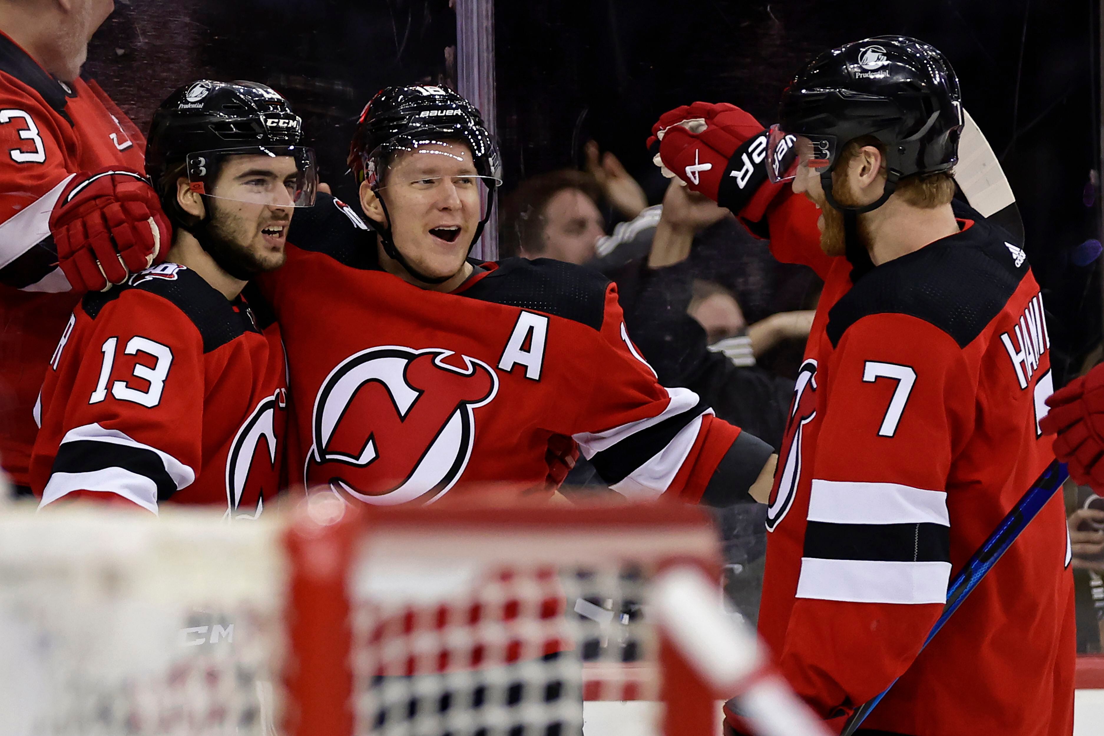Devils answer in Game 3, rout Hurricanes 8-4, deficit now 2-1
