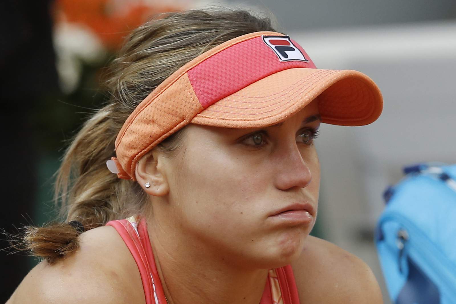 The Latest: Australian champ Kenin cries after French loss