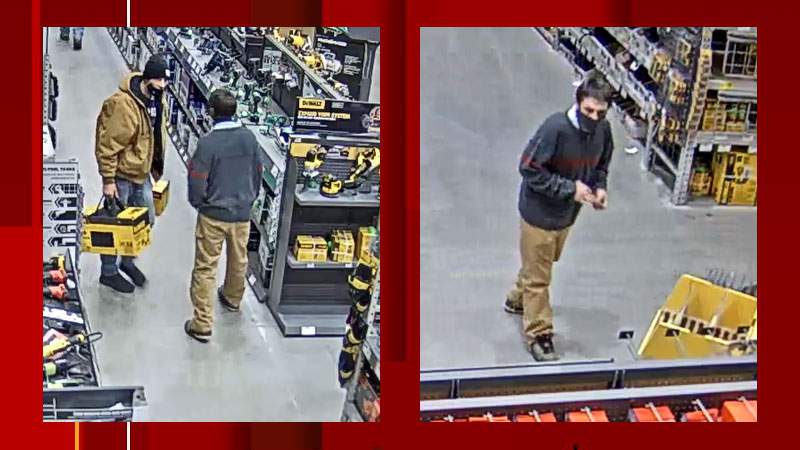 Christiansburg police searching duo they say stole hundreds of dollars worth of tools at Lowe’s