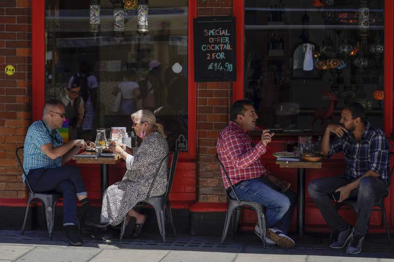 UK retail sales dip as lockdown easing allows socializing