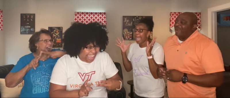 Virginia Tech alum accepted to veterinary school pulls TikTok prank to surprise her family
