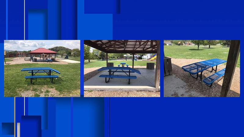 Vandals destroy picnic tables at elementary school in Southwest Virginia