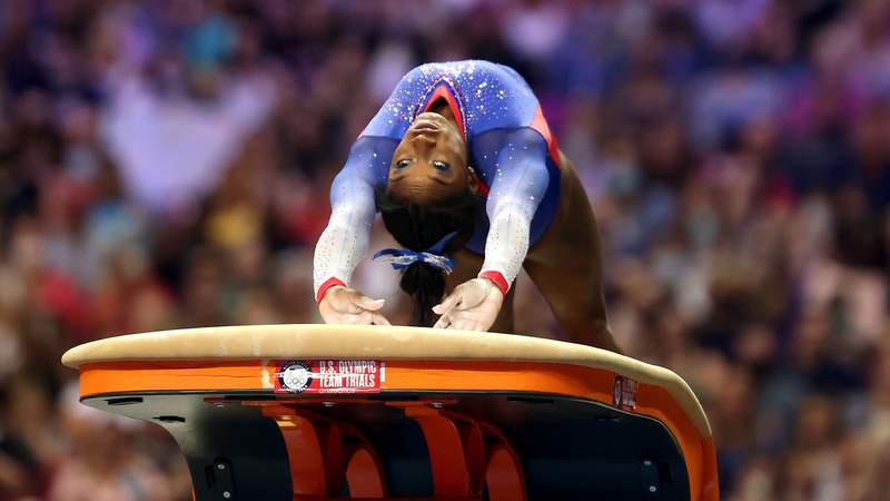 Simone Biles dominates Day 1 at U.S. Olympic Gymnastics Trials