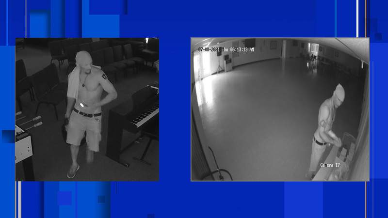 Man wanted for Campbell County church break-in
