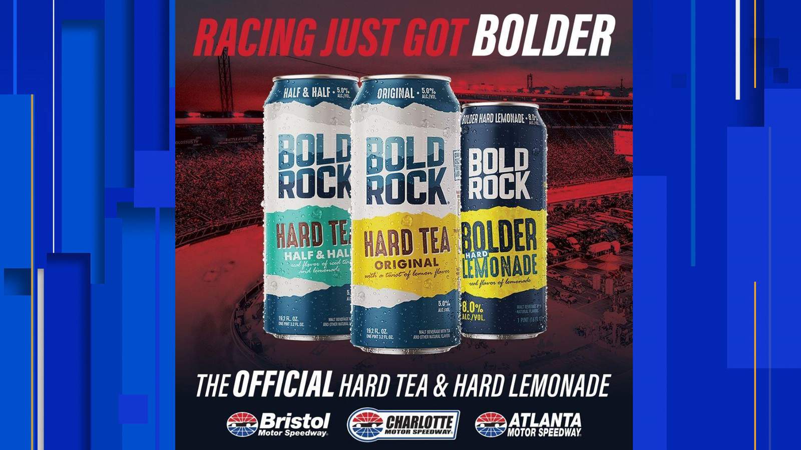Bold Rock partners with Bristol Motor Speedway to offer new drink choices