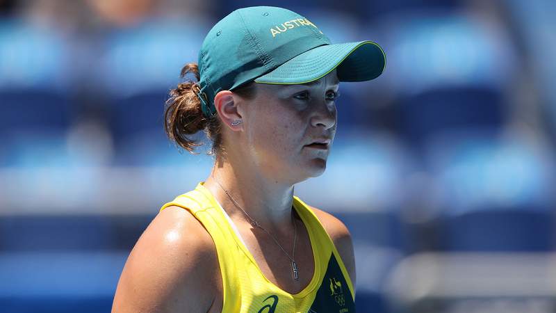 World No. 1 Ash Barty eliminated from Tokyo Olympics in Round 1
