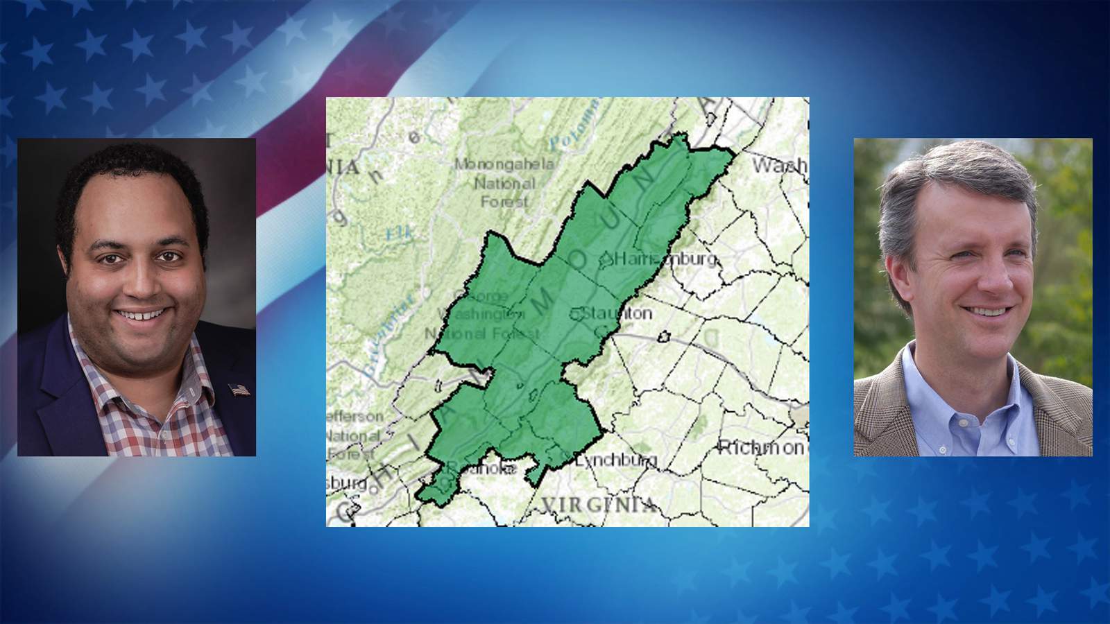 Results by locality for Virginia’s 6th Congressional District race between Cline and Betts