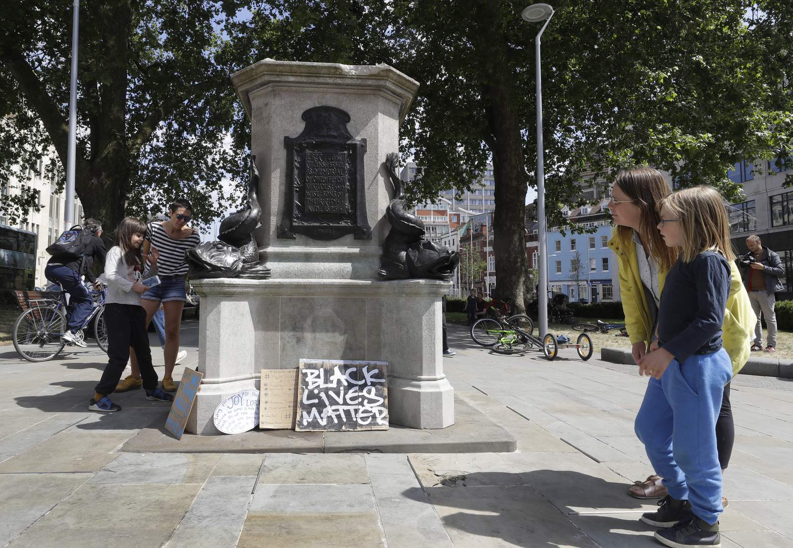 In Bristol, toppling of slave trader's statue a major moment